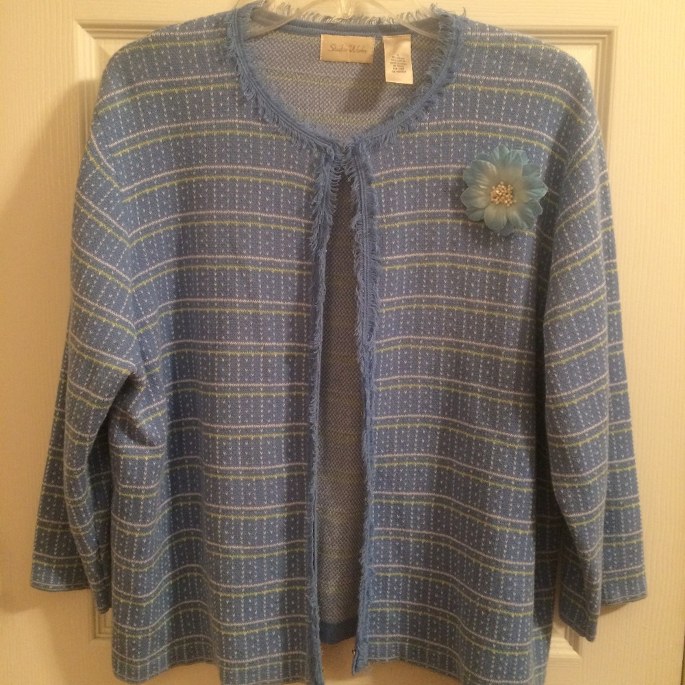 Blue Cardigan XL Studio Works